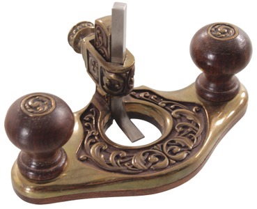 Christopher Laarman, Philomath, Oregon: Fancy Cast Bronze Router Plane