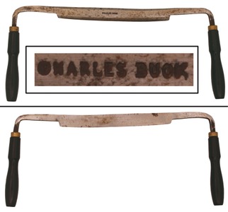 Charles Buck: Rare 4 1/2" Carver's Draw Knife