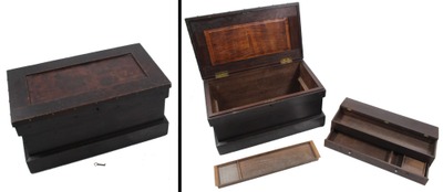Unmarked: Early Dovetailed Walnut Tool Chest