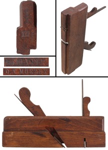Iohn Sleeper, Newburyport, Massachusetts: Early Beech Body Dado Molding Plane