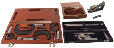 Brown & Sharpe Manufacturing Company, Providence, Rhode Island: Three Original Box Machinists' Tools