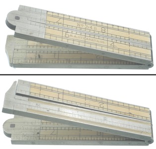 E.A. Stearns & Company, No. 54: Early Ivory Caliper Folding Rule