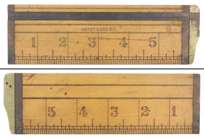 Kerby & Bro., New York, New York: Extra Clean 6" Caliper Rule