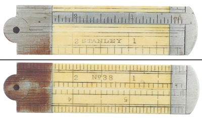 Stanley Rule & Level, No. 38: Six-Inch, Two-Fold Folding Rule