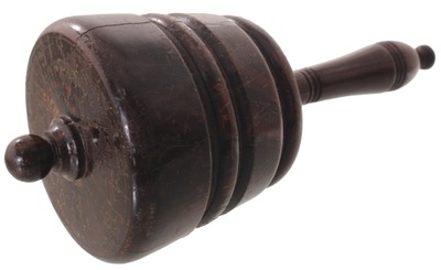 Unmarked: Turned Rosewood Carver's Mallet