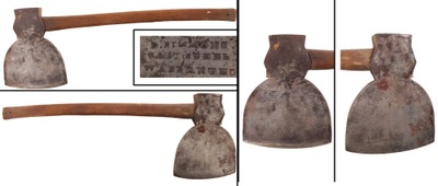 Daniel Simmons, Cohoes, New York: Early 8 1/2" Blade Borad Axe