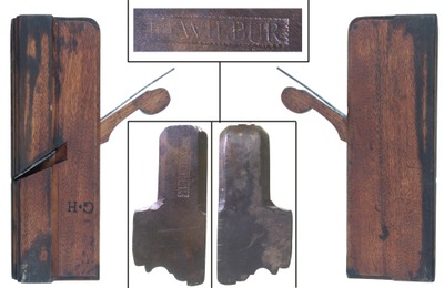 Jo. Wilbur, Newport, Rhode Island: Yellow Birch Body Bilection Molding Plane