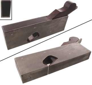 Unmarked: Rosewood Infill Rabbet Plane