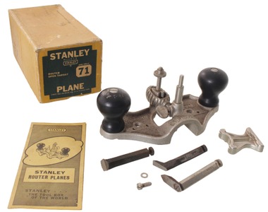 Stanley Rule & Level, No. 71: Open Throat Router Plane