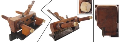 Unmarked: Decorated Ivory Tip Plow Plane