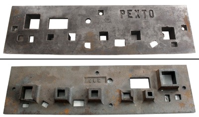 Peck, Stow & Wilcox Company, Plantsville, Connecticut: Tinsmith's Cast Iron Bench Plate