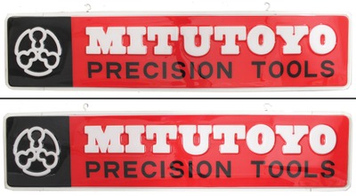 Mitutoyo Company, Kawasaki City, Japan: Extra Clean Dbl. Sid "Prec. Tools" Sign