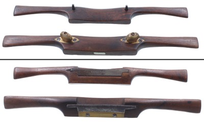 C.S. Osborne & Company, Newark, New Jersey: Two Rosewood Body Spoke Shave