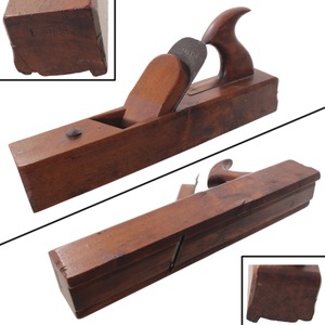 J. Lamb (Shoreham, Vermont): 18th C. Birch Body Panel Raising Plane