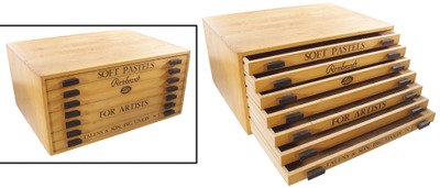 Talens & Son/Union, N.J.: Orig. Display Box For Pastel Colors