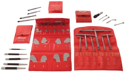 L.S. Starrett Company, Athol, Massachusetts: Five Unused Starrett Machinists' Tools