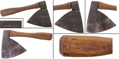 Dufour/Ladignac-Le-Long, Haute-Vi: 10" Curved Blade Hewing Axe