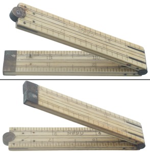 STANLEY (Unmarked), No. 90: One- Foot/ Four-Fold Folding Rules