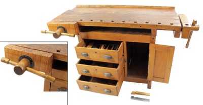 C. Christiansen & Son, Chicago, Illinois: Artfully Crafted Maple Body Workbench