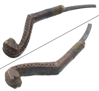 Unmarked, No. CK: Classic Native Amer. Crooked Knife