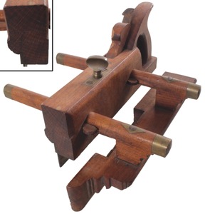 G. Davis, (Birmingham): Rare Hdld. Wedge Lock Arm Plow Plane