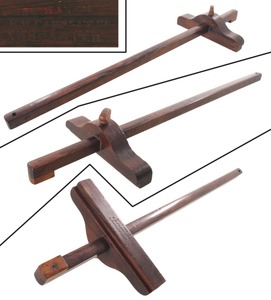 E.W. Carpenter, Lancaster, Pennsylvania: Rosewood Panel Marking Gauge