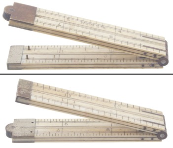 STANLEY (Unmarked), No. 92 1/2: One Foot/ Four Fold Folding Rule
