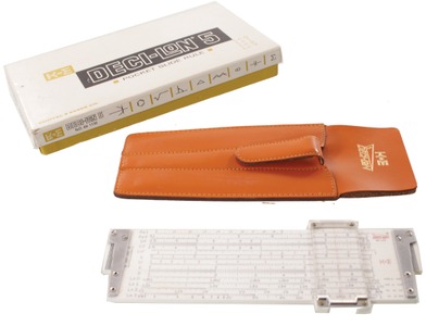Keuffel & Esser Company, New York, New York, No. 68 1130: "Deci-Lon 5" Short Body Slide Rule