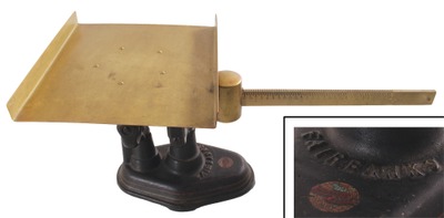 E. & T. Fairbanks & Company, St. Johnsbury, Vermont: Early Cast Iron Balance Scale