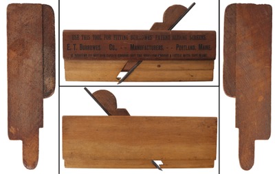 E.T. Burrowes Company, Portland, Maine: Special Screen Fit Plane