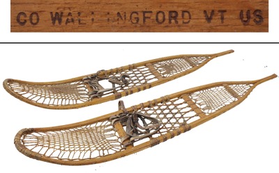 American Fork & Hoe Company, Wallingford, Vermont: Pair Of Military Issue Snowshoes