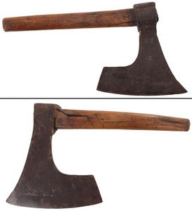 Unmarked: Early 9" Blade Hewing Axe