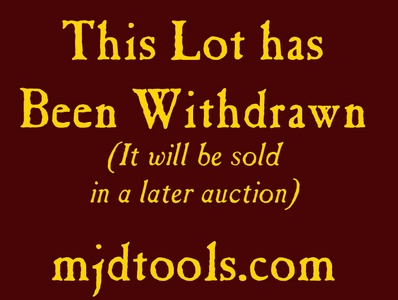 Withdrawn: T.H. Witherby, Winsted, Connecticut: 3 1/2" Wide Laminate Carpenter's Slick